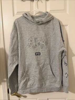BT21 Stars Align Grey Hoodie